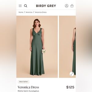 Birdy Grey Veronica Gown in Eucalyptus
